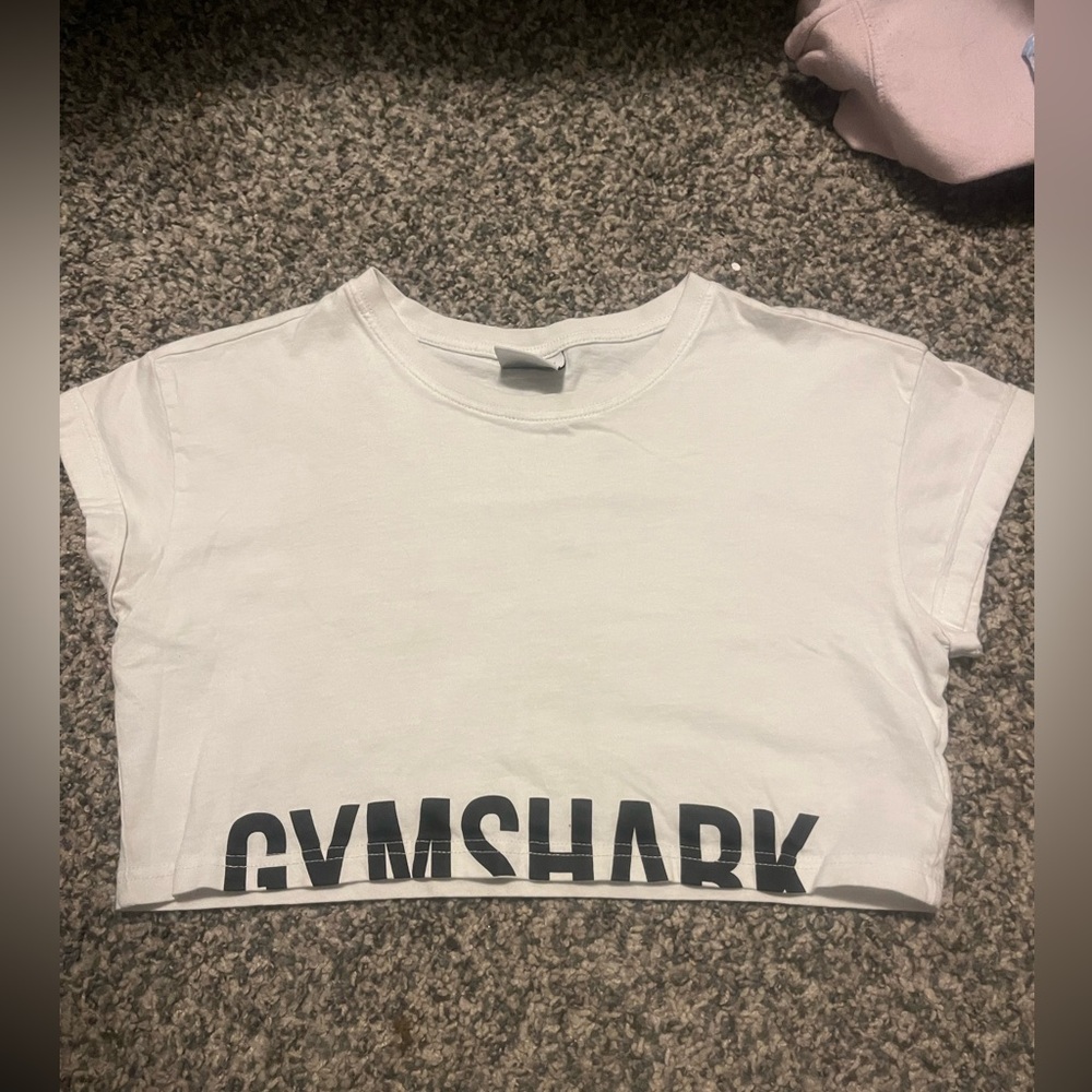 Gymshark White Crop Top